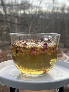 Whole botanicals, macro herb imagery